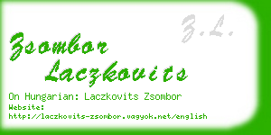 zsombor laczkovits business card